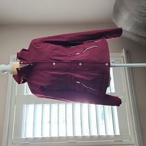 HOLLISTER All Weather Burgundy Jacket - size Small